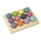 thumbnail image 5 of Juego Clasificador De Colores De Madera, Bolas De Madera De Arcoíris Con Bandeja Para Niños Pequeños, 5 of 5