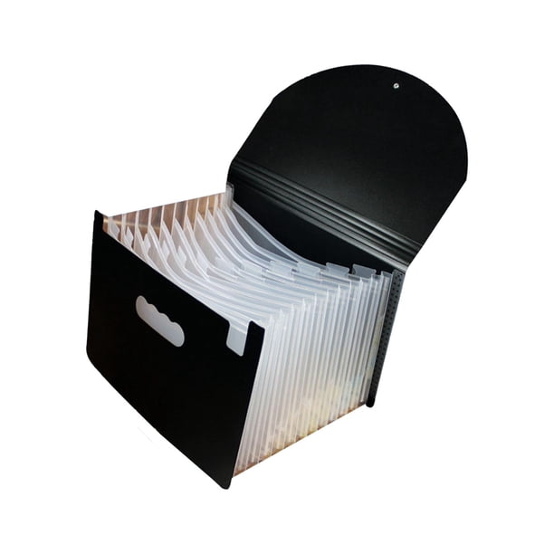 Organizador de archivos Expansión de archivos Bolsillos Expansible Portátil A4 Acordeón Portadocumentos Bolsa de documentos Tamaño de carta Carpeta de Blanco 13 Bolsillos