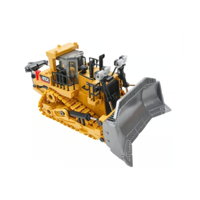 Genérico - 1:24 Bulldozer De Aleación Con Control Remoto De 9 Canales Amarillo
