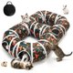 thumbnail image 1 of Túnel para gatos Cpvbobul, tubo de juego resistente al desgarro con pelota, 1 of 7