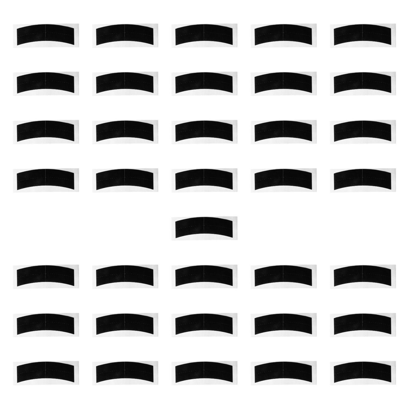 Magideal - 36 Cintas Adhesivas De Doble Cara Para Pelucas, Cintas Adhesivas Portátiles Y Prácticas Para Extensiones De Cabello, Peluquerías Y Salones De Belleza Encaje Negro