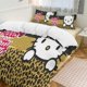 thumbnail image 3 of Leopard print Hello Kitty Bedding Set for Girls Kids Teen Tween Ultra Soft Microfiber Comforter Set Twin Size with 3-Pieces Comforters Bed Sets Bedroom Decor Bed Sheets, 3 of 5