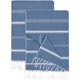 thumbnail image 1 of Utopia Towels Toalla de Playa Turca 2 unidades 102x183 cm azul marino, 1 of 7