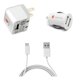 thumbnail image 1 of Cargador de celular para automovil y corriente doble USB, 1 of 4