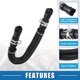 thumbnail image 3 of Conjunto de Manguera del Calentador del Motor Unique Bargains No.4L3Z18472BB Tubería de Salida del Calentador HVAC para Ford F-150 Goma Negra, 3 of 7