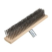 Ioensy - Cepillo De Alambre Resistente Y Resistente Para Limpiar Superficies De Azulejos, Cemento, 40Cm