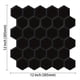 thumbnail image 1 of 1/10sheets, Self Adhesive Waterproof Backsplash Tile For Kitchen Vinyl Hexagon Shape Peel And Stick Wallpapers, Room Decor, Home Decor, 1 of 5