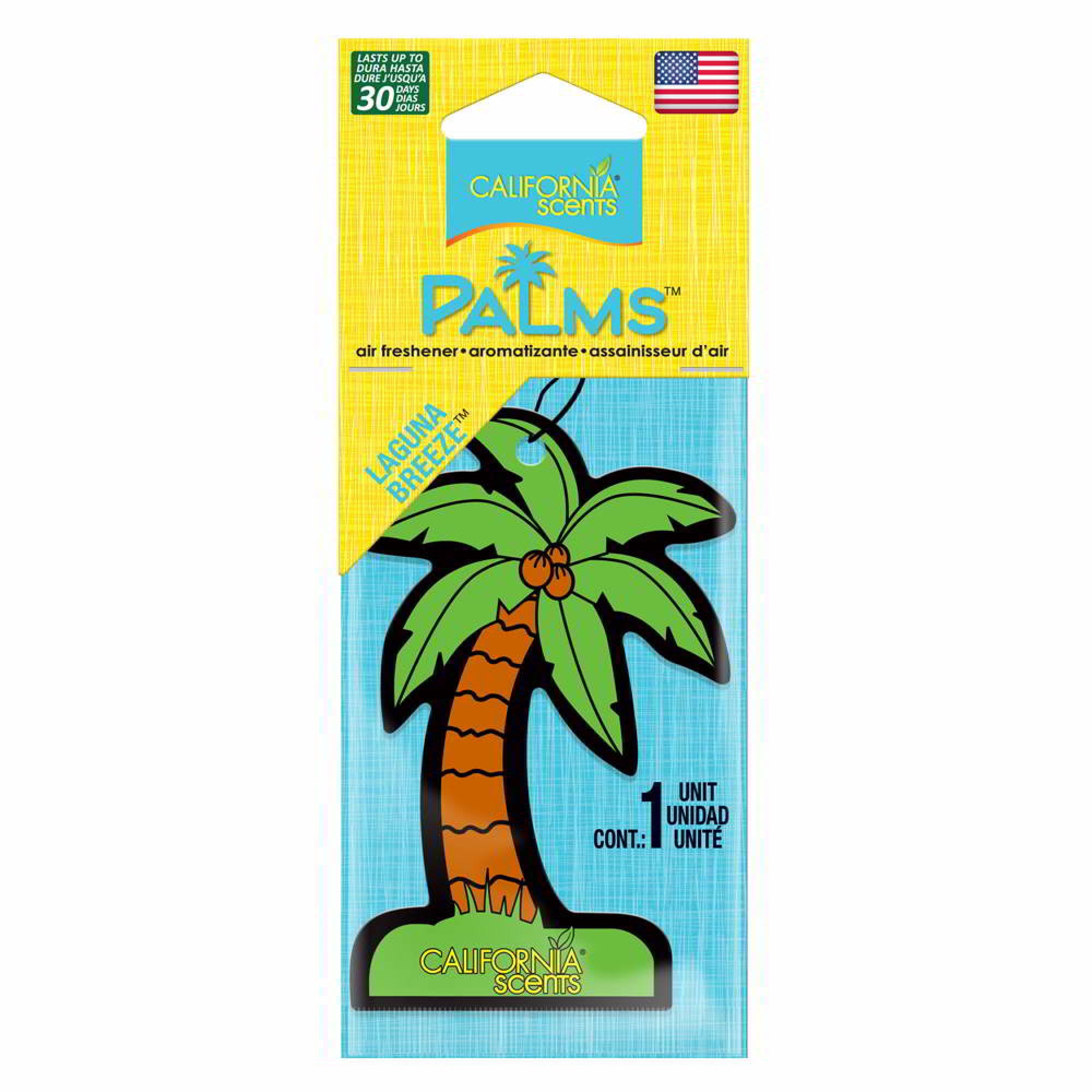 Aromatizante Para Auto Palmera Laguna 1 Un Hanstands