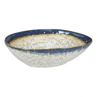 Set 6 Bowls Oval 20,5X17Cm Volcano Cerámica Premium Lugano