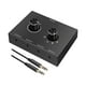 thumbnail image 1 of Caja De Conmutador De Audio Portátil Con Interruptor De Audio De 3,5 Mm Para Computadora Portátil Con Auriculares De PC, 1 of 5