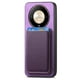 thumbnail image 3 of Funda de Cuero Magnética con Tarjetero para Honor X9B Cubierta Delgada Morado, 3 of 5