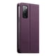 thumbnail image 2 of Funda Tipo Cartera de Cuero Sintético para Samsung Galaxy S20 FE Bloqueo RFID, con Ranuras para Tarjetas y Bolsillo para Efectivo, Cierre Magnético Fuerte Morado, 2 of 6