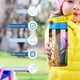 thumbnail image 5 of Pregunta a los StoryBots Botella de Agua con Tapa Pop Top de Un Toque, Acero Inoxidable, a Prueba de Fugas, para Deportes, Botella Infantil azul 12 oz, 5 of 6
