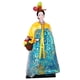 thumbnail image 4 of Figura De Geisha Coreana De 12 Pulgadas, Muñecas Hanbok De Pie, Figuras De Dama En Miniatura, Amarillo Y Verde, 4 of 5