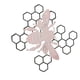 thumbnail image 5 of Abeja Colmena Jardín Decoración Hierro Siluetas árbol Plug-in Ornamento Hogar Arte Decoración Rosa, 5 of 5