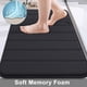 thumbnail image 3 of Buganda Memory Foam Bath Mat 30 x 20, Ultra Soft Absorbent Black, 3 of 3