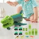 thumbnail image 2 of Pista de Dinosaurio con Autos, Juguete Interactivo Infantil, Track Storage, Armable, Tiranosaurio Rex, 6 Vehículos, Desarrollo Creativo, Coordinación Motriz, Regalo Perfecto para Niños, 2 of 8