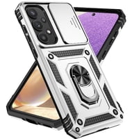 Estuche Gangxun Para Samsung Galaxy A35 5G, Soporte Giratorio 360°, Estilo Mecánico Y Magnético