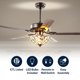 thumbnail image 3 of Ventilador de techo JONATHAN Y 122 cm LED en bronce envejecido, 3 of 7