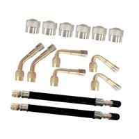 Ioensy - Juego De Extensión De Vástago De Válvula De Neumático, Varilla De Extensión Para Neumático De Automóvil, Para Camión, Scooter