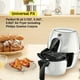 thumbnail image 4 of 1 Set Air Fryer Accessories 8 Inch Stainless Steel Grill And Steamer Rack With 5 Pin G Shape Hook Grill Net Shelf For Air Fryer, 4 of 4