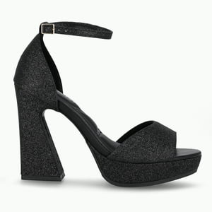 Sandalia Mujer Negro/Glitter Cristine Piccadilly