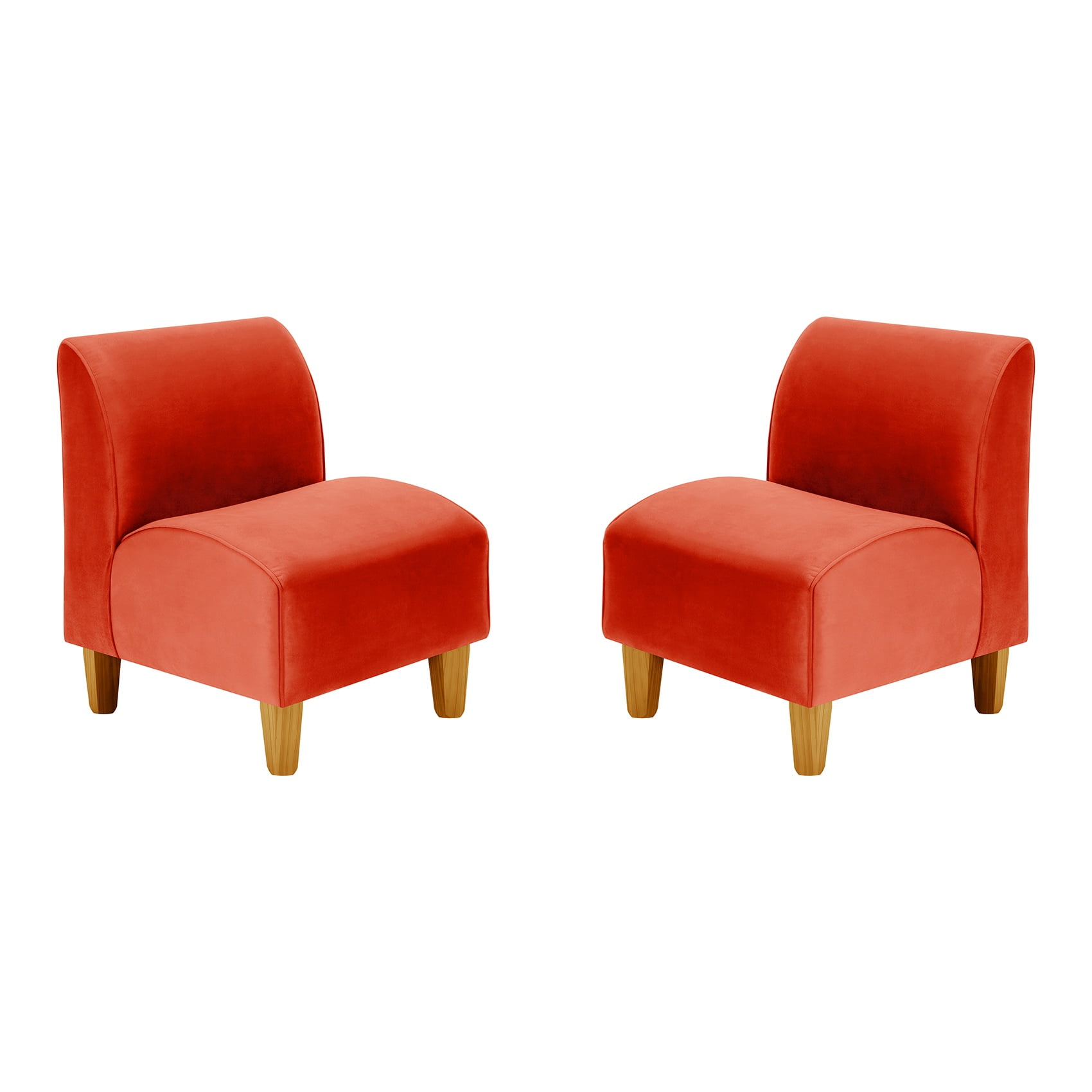 Bodevir - Set Poltrona Soft 1c Felpa 04 Naranja