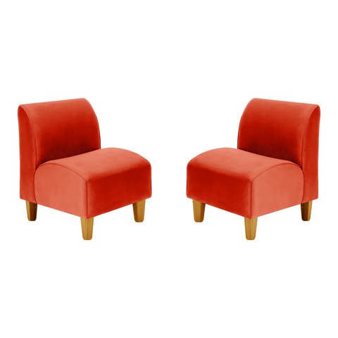 Bodevir - Set Poltrona Soft 1C Felpa 04 Naranja