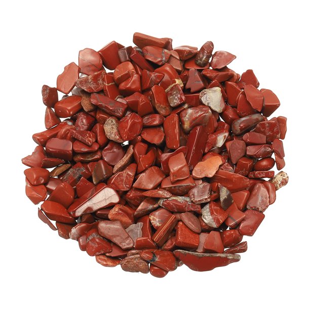 Uxcell Chips de Cristal Piedra 0.44 Lb Fluorita Grava de Acuario Rocas Cuarzo Rojo 7-21 mm Destinado para Pecera