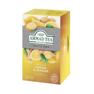 Ahmad Infusión Limón Y Jengibre 20 Bolsitas