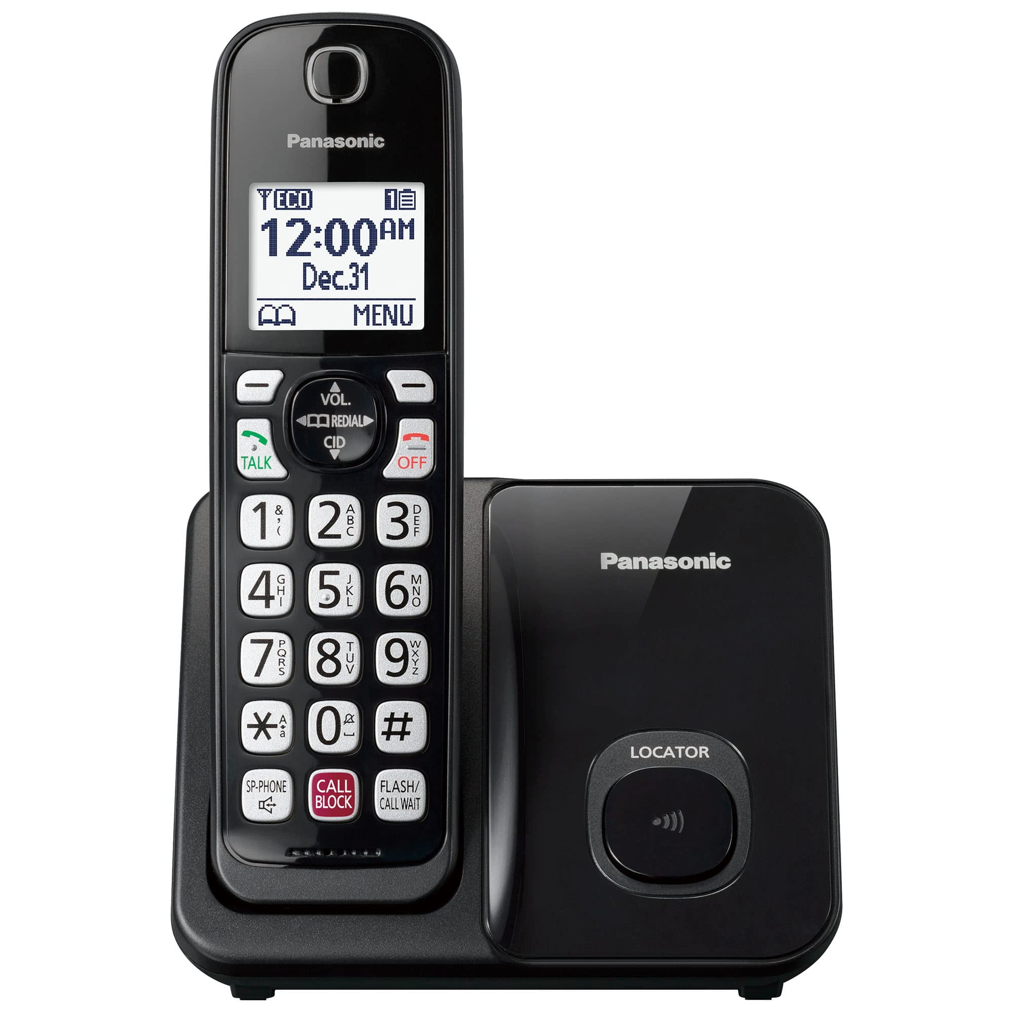 Teléfono Inalámbrico Panasonic Kx-tgd810b Con Bloqueo De Llamadas Avanzado