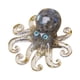 thumbnail image 3 of Figura De Pulpo De Grava De Cristal, Animal Marino Coleccionable Para El Hogar, Sala De Estar, Labradorita, 3 of 5