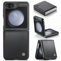 Caseme Tipo Cartera Samsung Galaxy Z Flip 6 5G Con Cierre Magnético, Rfid, Tarjetero, Soporte, Carga Inalámbrica