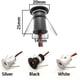 thumbnail image 4 of Juego de 9 mini focos LED empotrables para techo, para cocina, escalera, armario, pasillo, iluminación DIY, vitrinas, armario, techo pequeño, carcasa negra., 4 of 5
