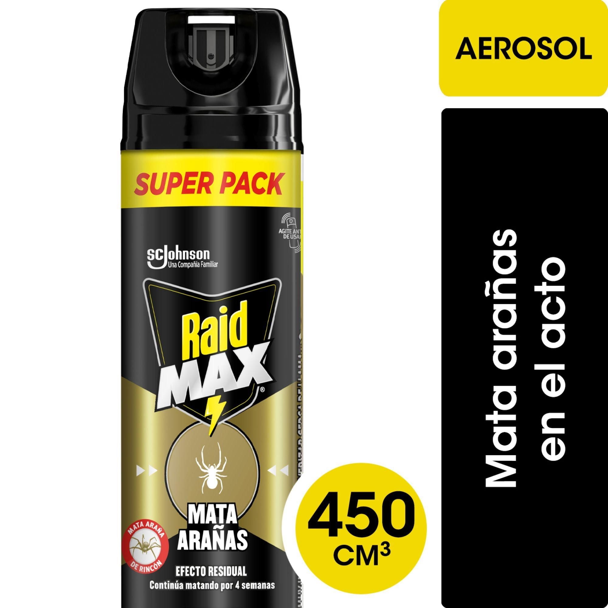 Insecticida Max Mata Arañas Aerosol Aerosol 450 cc Raid