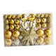 thumbnail image 5 of Bolas De Navidad Colgantes Bolas De Decoración Colgante Para Exteriores 101 Piezas De Oro, 5 of 5