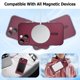 thumbnail image 2 of Funda magnética ankofave para iPhone 14 Plus Rojo Vino con MagSafe, 2 of 6