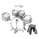 thumbnail image 5 of Niños Jazz Drum Set Música Iluminación Desarrollo Juguete Platillos Bass Drum Kits Estilo B, 5 of 5
