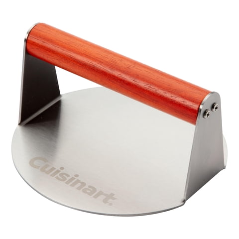 Prensa De Hamburguesas Cuisinart 6 De Acero Inoxidable Para Barbacoas Y Comidas Al Aire Libre