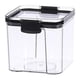 thumbnail image 2 of Contenedor De Alimento Hermético Libre Bpa 700 Ml Apilable Transparente/negro, 2 of 10