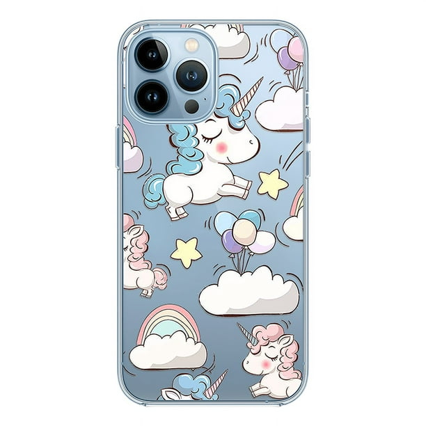 Cute Unicorn Suitable For Apple 13promax Mobile Phone Case Iphone12mini Transparent 14promax Sleeve 11 For Valentines Gift For Boy/Girlfriends Gift