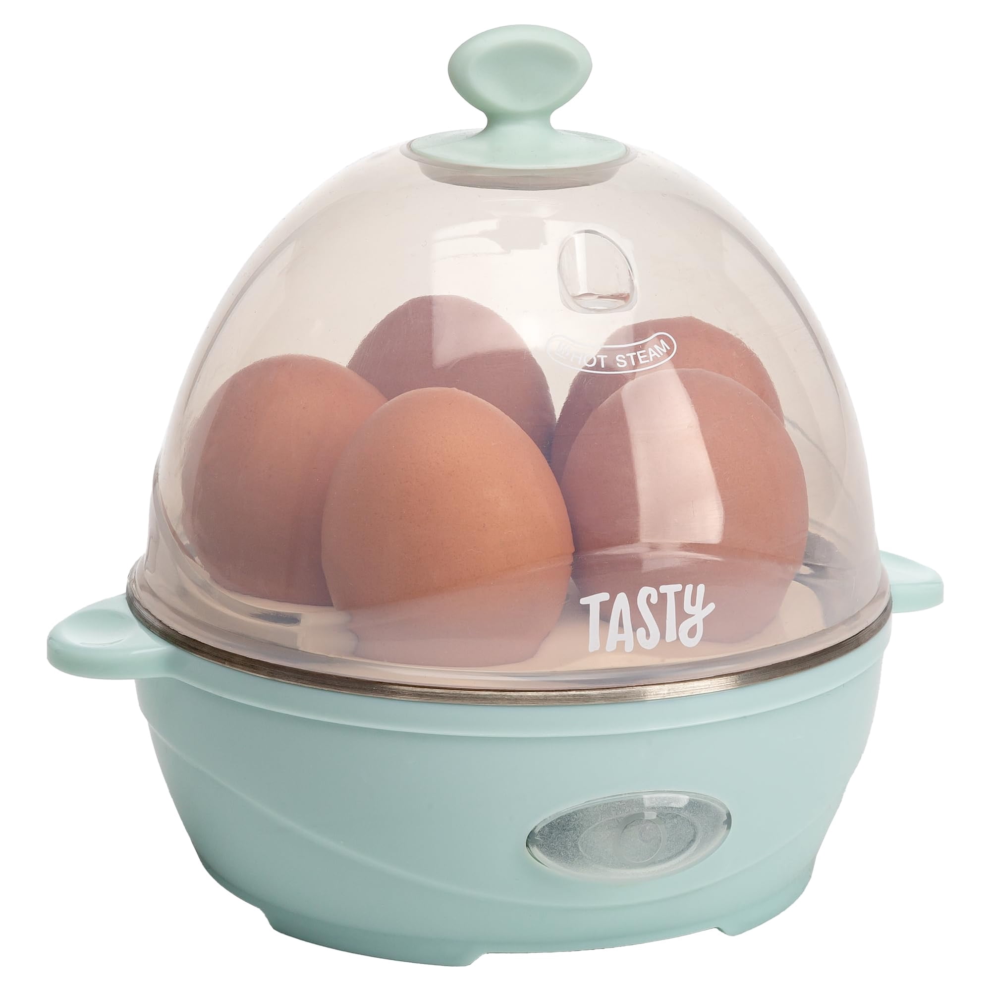 Hervidor De Huevos Tasty Mini Rapid Con Capacidad Para 5 Huevos, Apagado Automático, Color Aguamarina