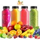 thumbnail image 3 of Botellas de jugo de plástico Kaderron de 350 ml con tapas, 40 unidades, transparentes, 3 of 6