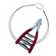 thumbnail image 3 of Abrazadera De Arranque, Cable De Extensión De 1M, Duradero Para Raqueta De Tenis De Squash Y Bádminton, Color Rojo, 3 of 4
