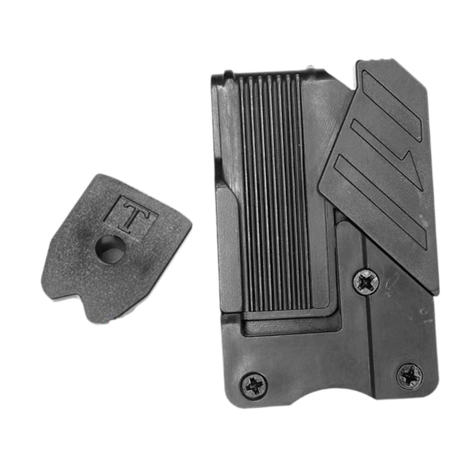 Magideal - Soporte Para Cinta Métrica, Soporte Para Cinta Métrica, Clip, Cinturón De Cinta, Multiherramienta Portátil, Cinturón De Herramientas Resistente Y Resi Negro