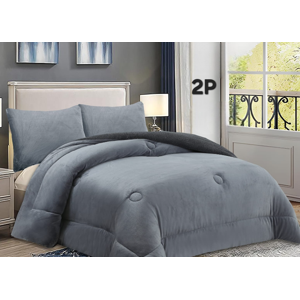 Tecnocasa - Cobertor De Invierno Plush Liso 2 Plazas