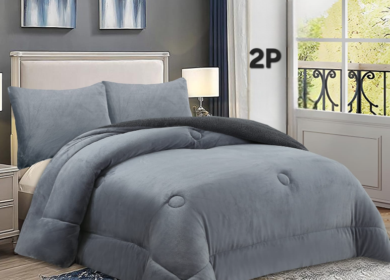 Tecnocasa - Cobertor De Invierno Plush Liso 2 Plazas