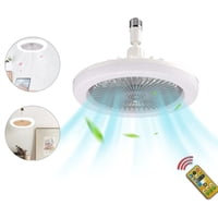 Oem - Ventilador De Techo Con Iluminación Base E27