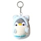 thumbnail image 5 of Creativo pingüino muñeca llavero colgante Adorable coche llaveros colgante mochila decoración coche llavero mujer bolso accesorios para monedero hogar oreja corta azul, 5 of 5