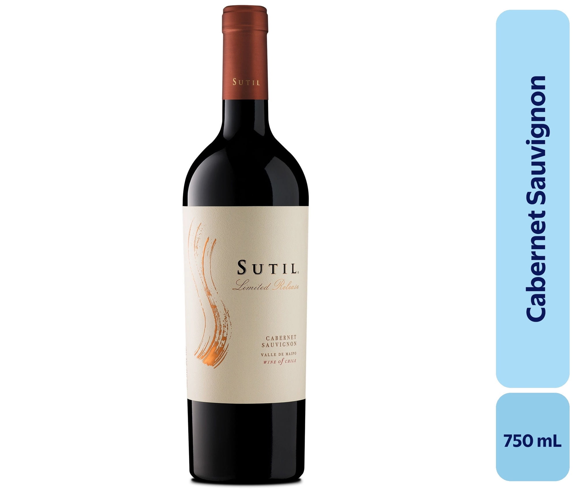 Vino Cabernet Sauvignon Botella 750 mL Sutil